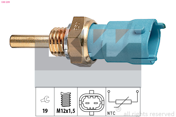 Senzor,temperatura ulei 530 239 KW
